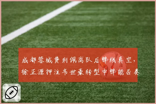 成都蓉城费利佩离队后锋线真空，徐正源押注韦世豪转型中锋能否奏效？